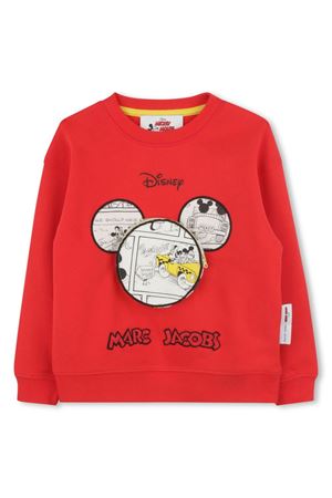 red cotton sweatshirt MARC JACOBS KIDS | W60549992